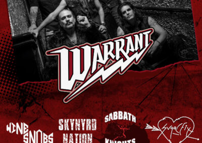 WARRANT SEPT 2024 SHOWS